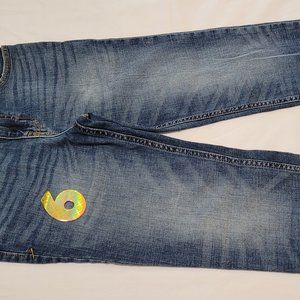 Pre Owned Cat and Jack Medium Wash Straight Fit Stretch Jeans